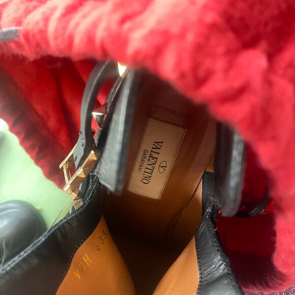 Valentino Rock Stud ankle strap boot - Picture 3 of 4